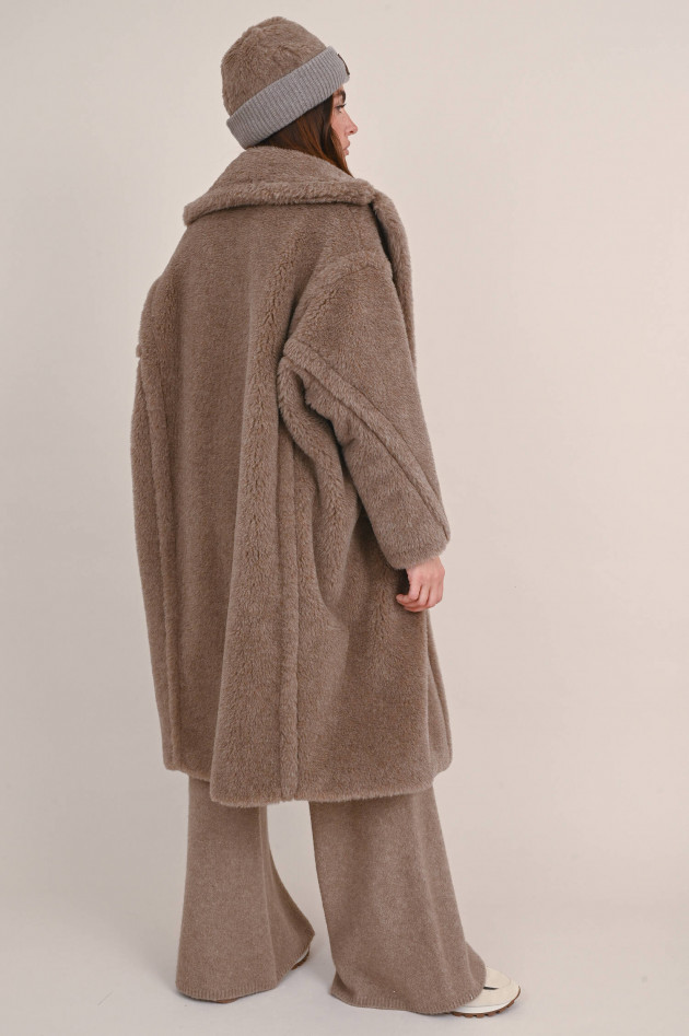 Max Mara Main Teddymantel NUEVO in Taupe