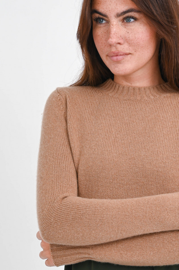 Max Mara Main Cropped Cashmerepullover EUREKA in Camel