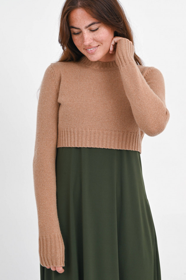 Max Mara Main Cropped Cashmerepullover EUREKA in Camel