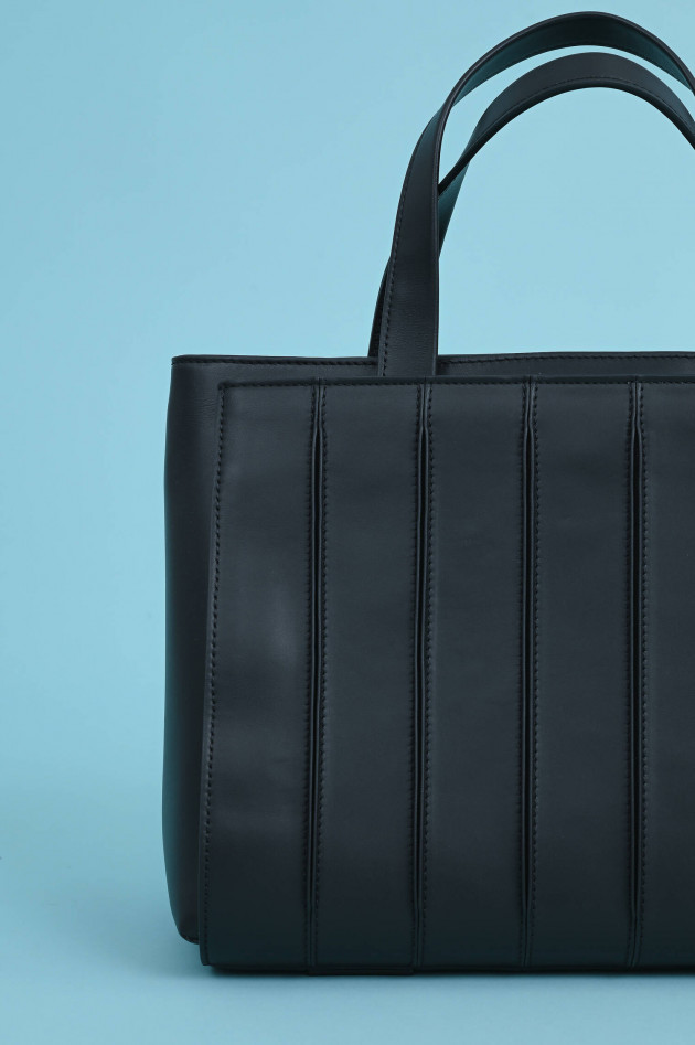 Max Mara Main Leder Tasche WHITNEY in Schwarz