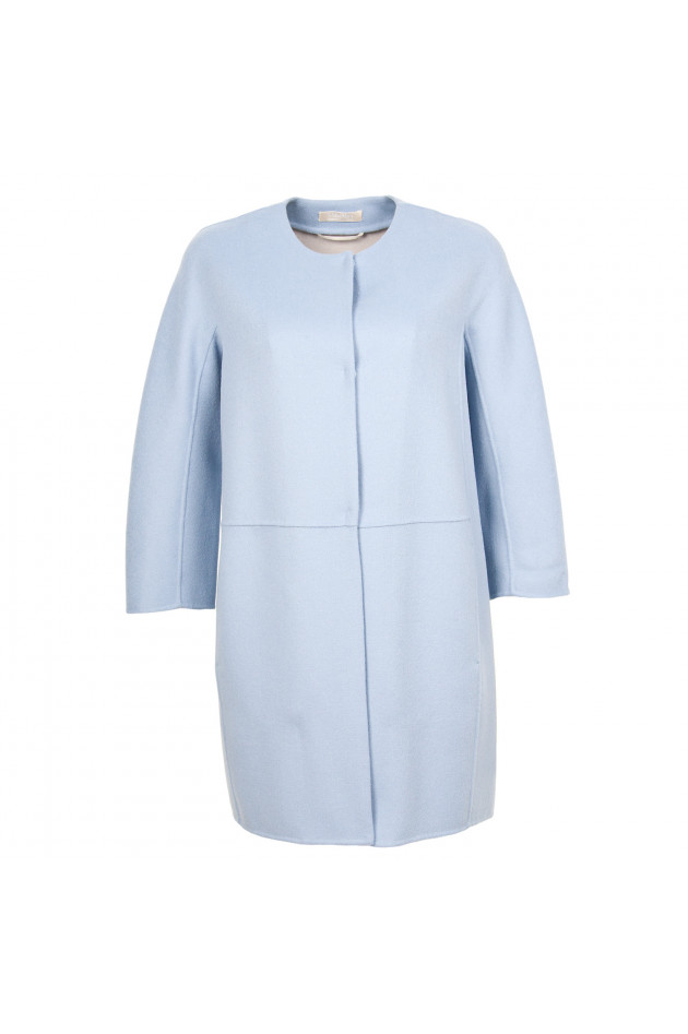 Max Mara Wollmantel in Blau