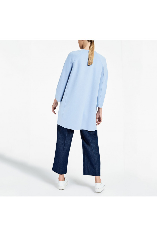 Max Mara Wollmantel in Blau