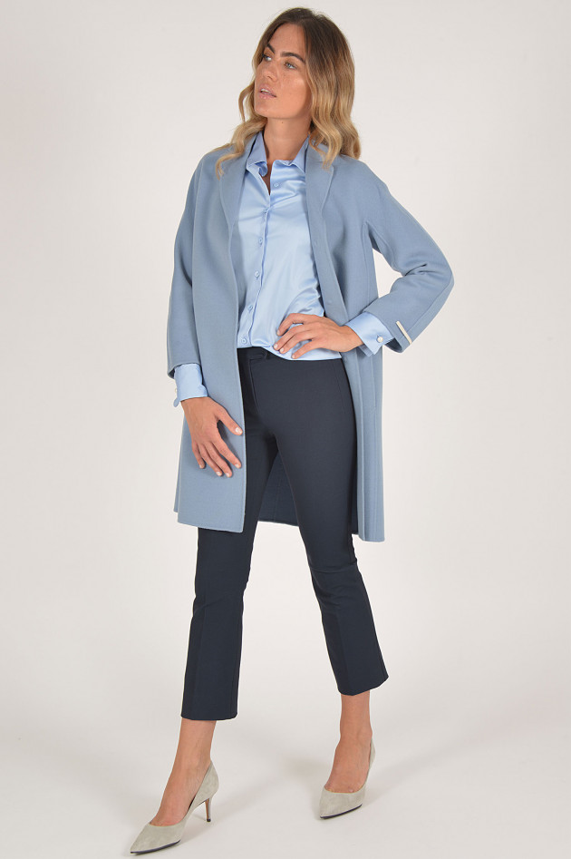 Max Mara Wollmantel in Hellblau