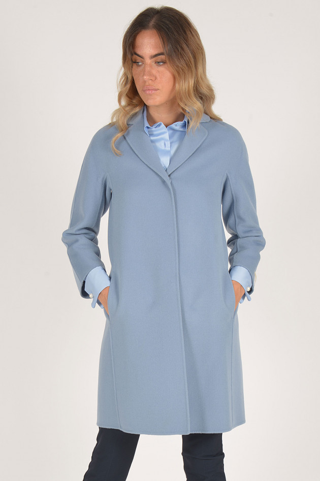 Max Mara Wollmantel in Hellblau