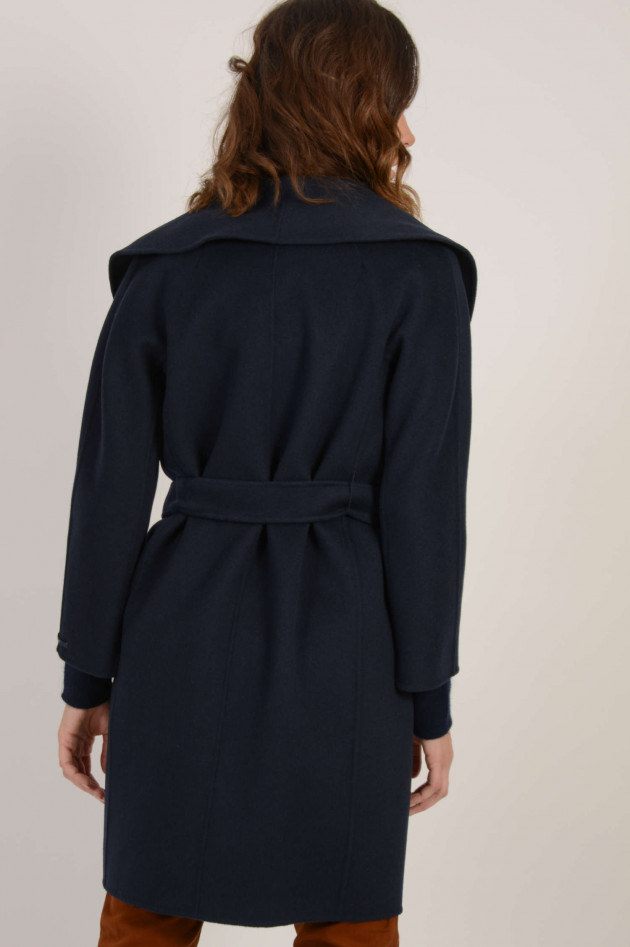 Max Mara Wollmantel in Navy