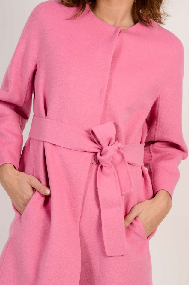 Max Mara Mantel aus Wolle in Rosa