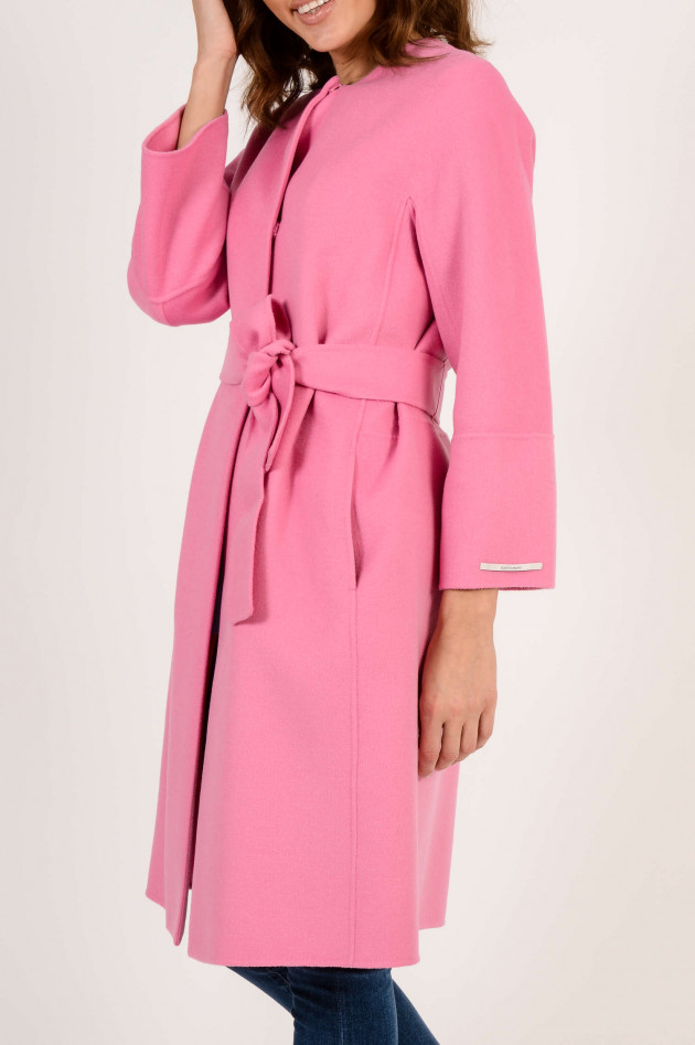 Max Mara Mantel aus Wolle in Rosa