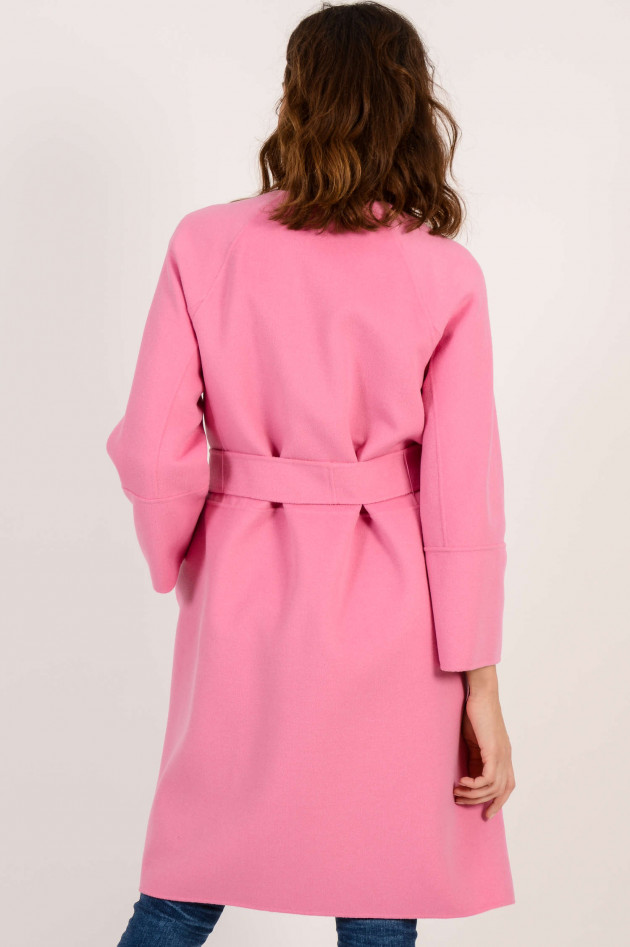 Max Mara Mantel aus Wolle in Rosa