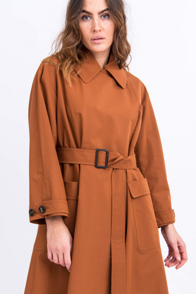 Max Mara Langer Trenchcoat in Rost