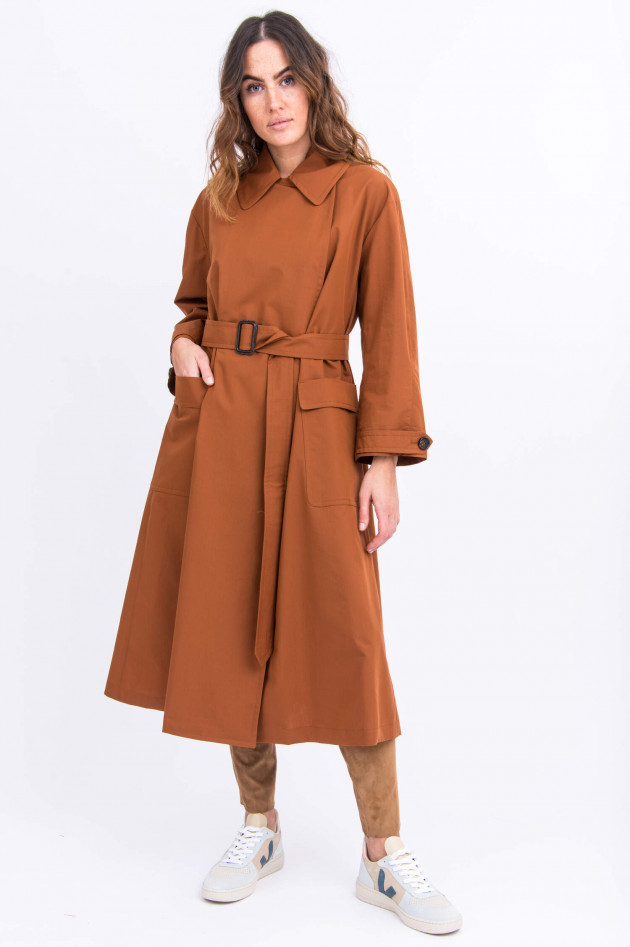 Max Mara Langer Trenchcoat in Rost