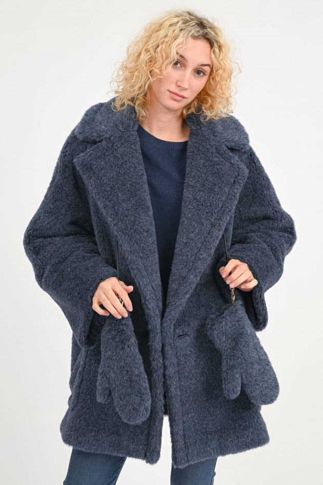 Max Mara Teddyjacke TEDGIRL in Blaugrau
