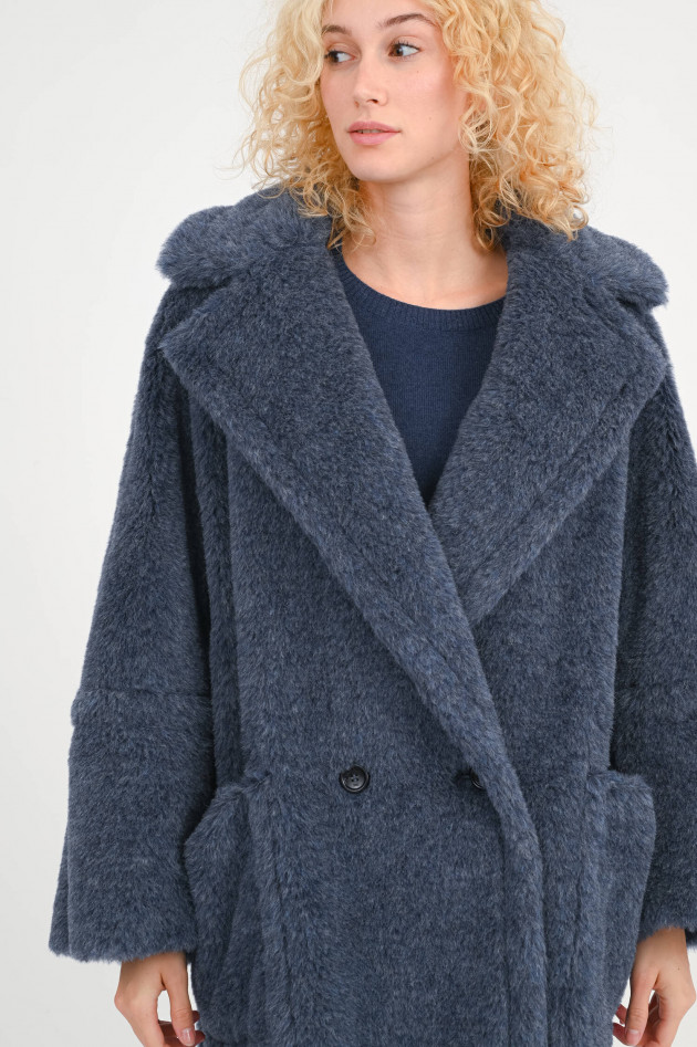 Max Mara Teddyjacke TEDGIRL in Blaugrau