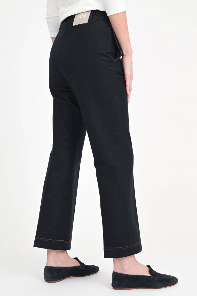 Max Mara MM Wide-Leg Hose OMBRA in Navy