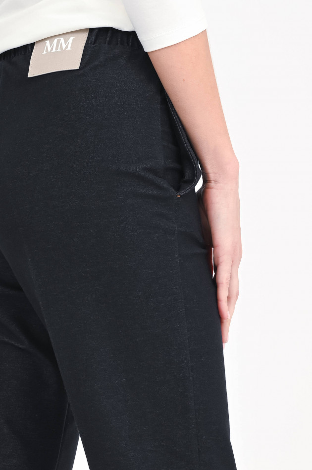 Max Mara MM Wide-Leg Hose OMBRA in Navy