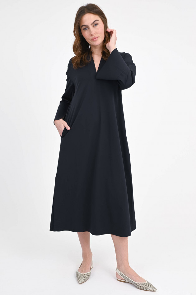 Max Mara MM Kleid REPACE mit Tunika-Ausschnitt in Schwarz