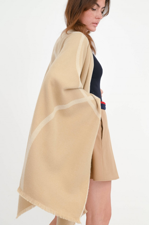Max Mara MM Cape/Umhang GIUDEA in Sand/Creme