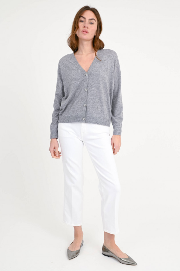 Max Mara MM Strickjacke MAGDA in Hellgrau
