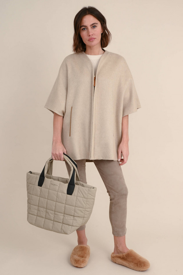 Max Mara Cashmere Poncho in Beige