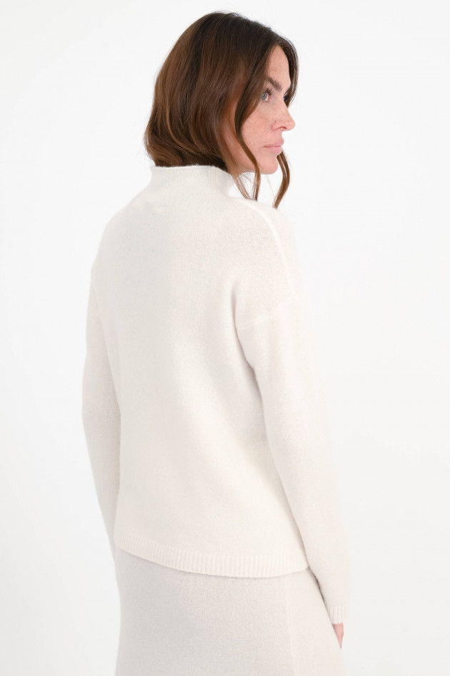 Max Mara Cashmere-Mix Pullover ORLAYA in Elfenbein