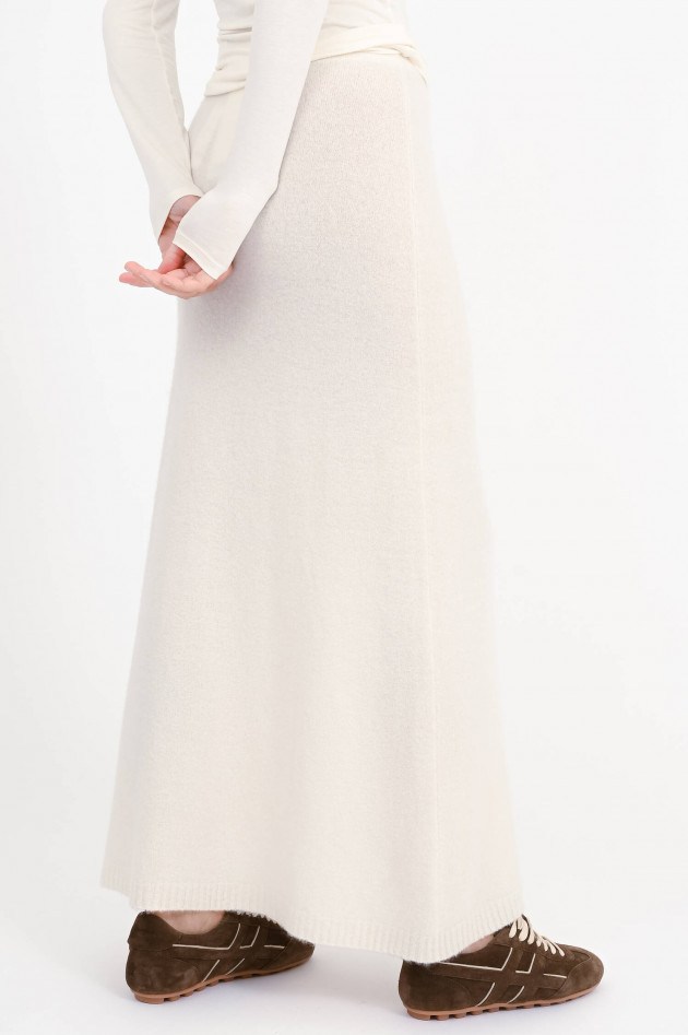 Max Mara Cashmere-Mix-Rock DORINA in Elfenbein