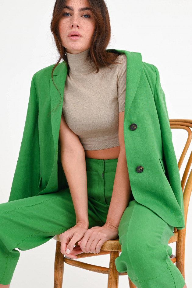 Max Mara-S Leinen Blazer SOFIA in Grün