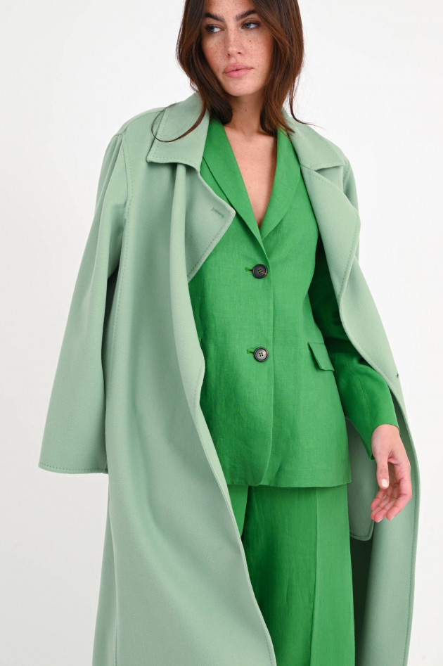 Max Mara-S Leinen Blazer SOFIA in Grün