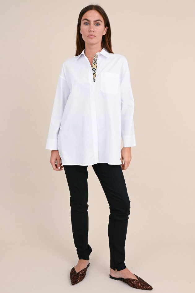 Max Mara-S Oxford Bluse SYLVIE in Weiß