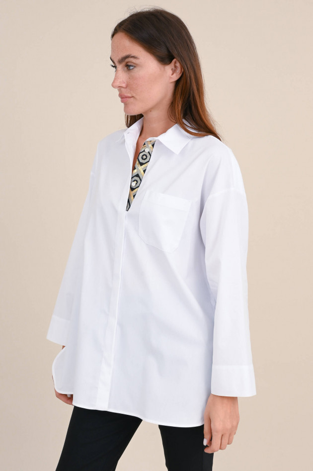 Max Mara-S Oxford Bluse SYLVIE in Weiß