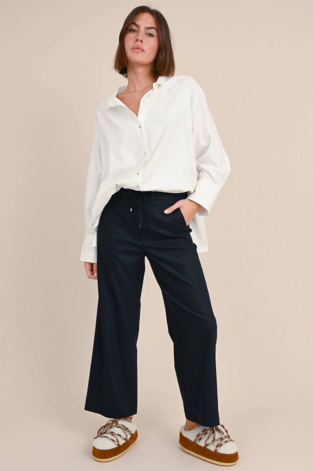 Max Mara-S Hose FLORIA aus Wolle in Midnight
