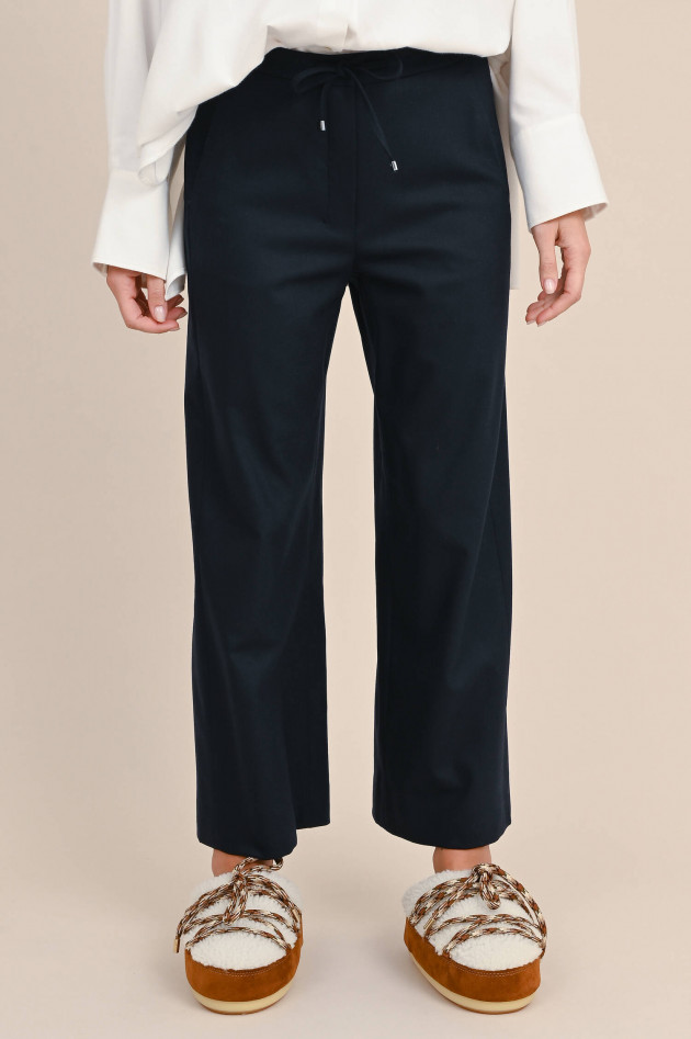 Max Mara-S Hose FLORIA aus Wolle in Midnight