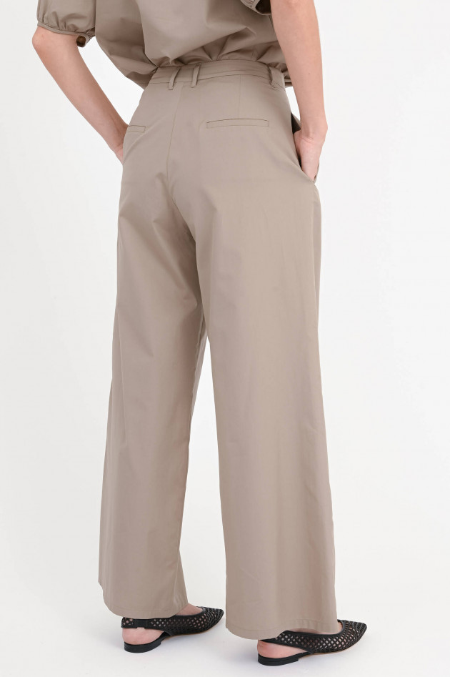 Max Mara-S Wide-Leg Hose NORA in Taubengrau