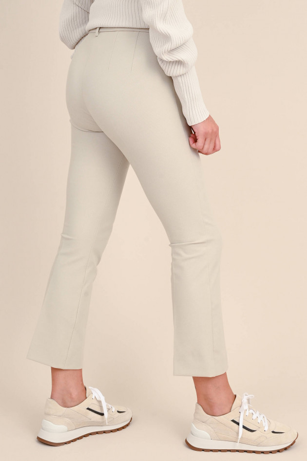 Max Mara-S Piqué Hose UMANITA in Ecru