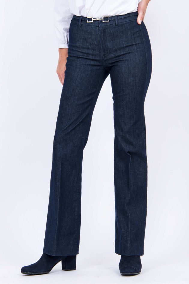 Max Mara-S Jeans BALTA mit Gürtel in Dunkelblau