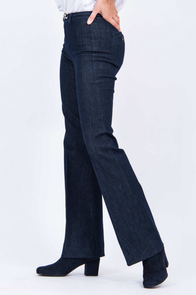 Max Mara-S Jeans BALTA mit Gürtel in Dunkelblau