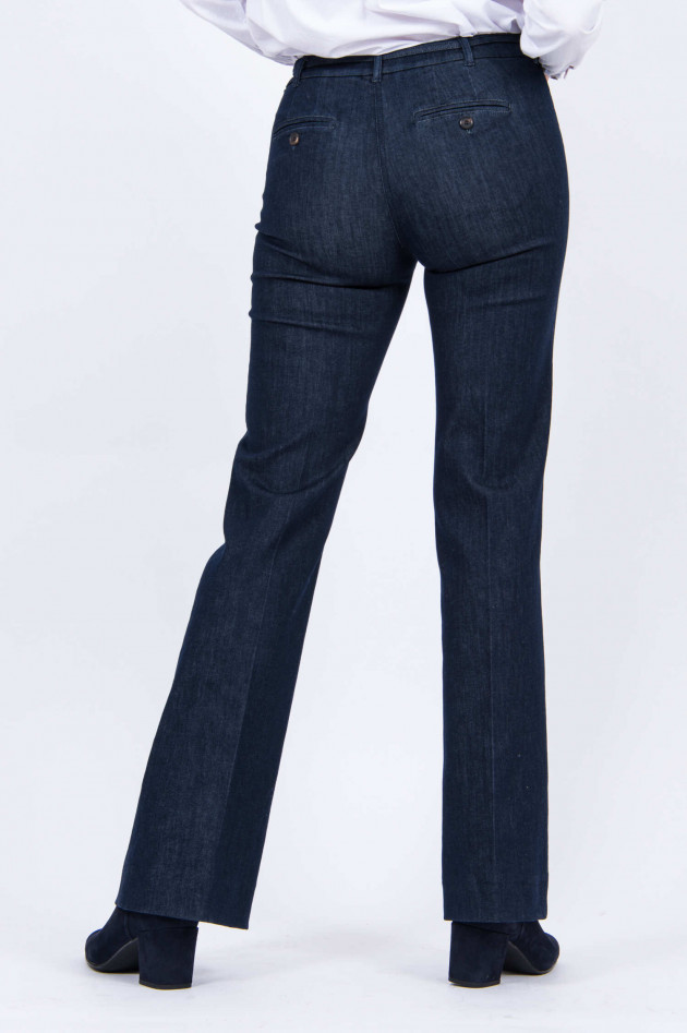 Max Mara-S Jeans BALTA mit Gürtel in Dunkelblau