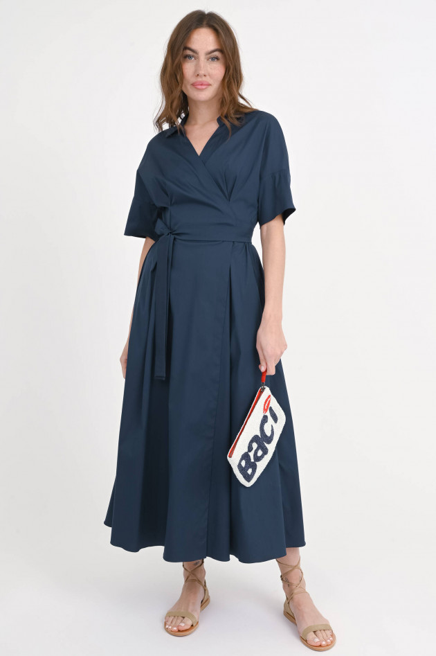 Max Mara-S Wickelkleid SARAH in Dunkelblau