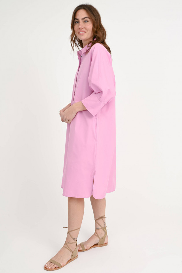 Max Mara-S Baumwoll-Kleid TABATA mit Gürtel in Candy Pink