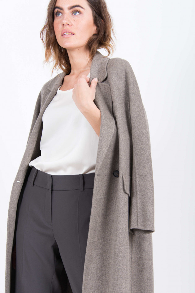 Max Mara-S Mantel CARDI in Taupe meliert