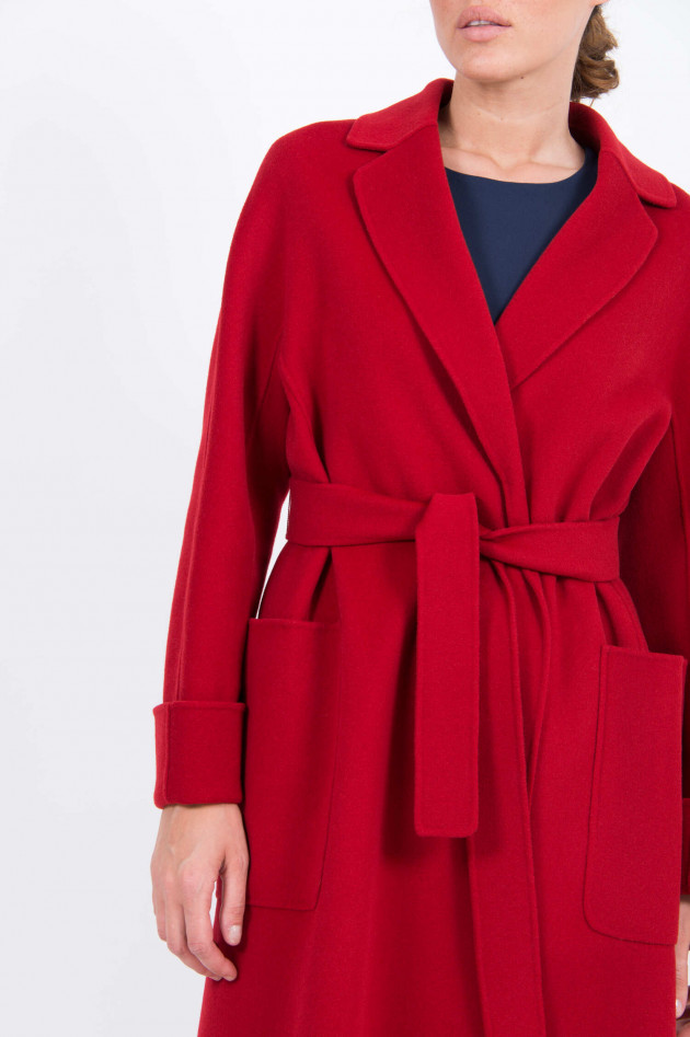 Max Mara-S Wollmantel in Rot