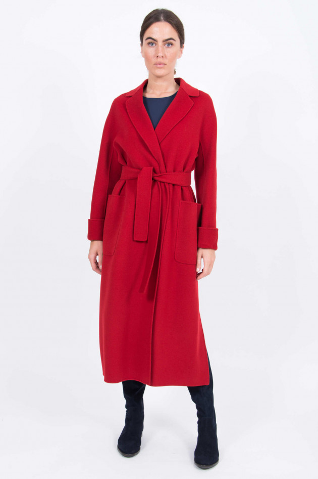 Max Mara-S Wollmantel in Rot