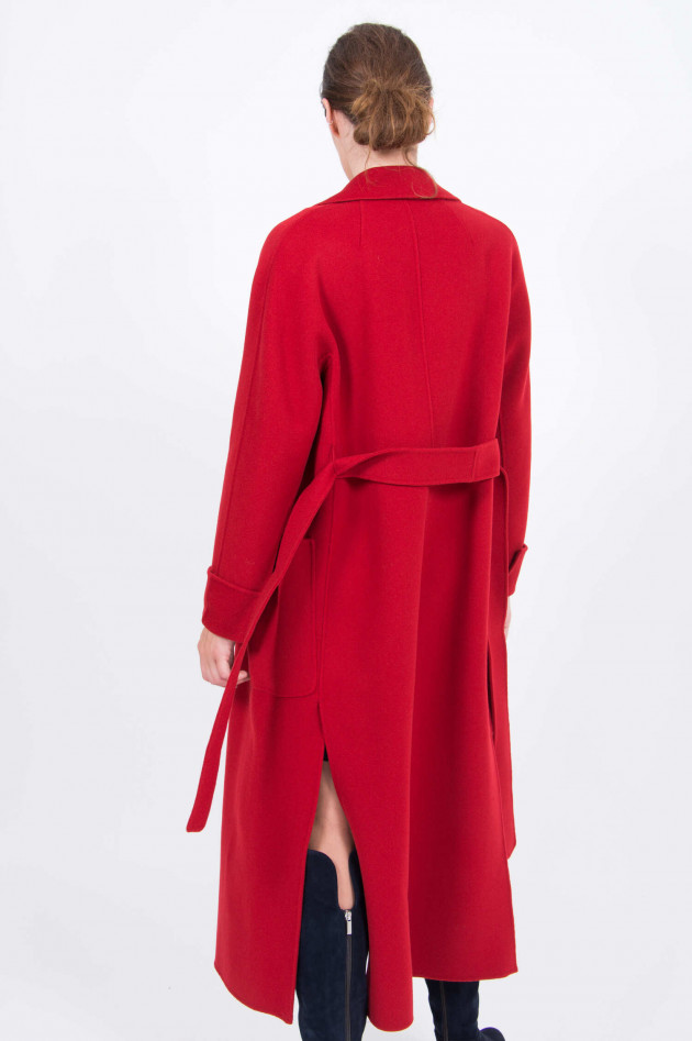 Max Mara-S Wollmantel in Rot