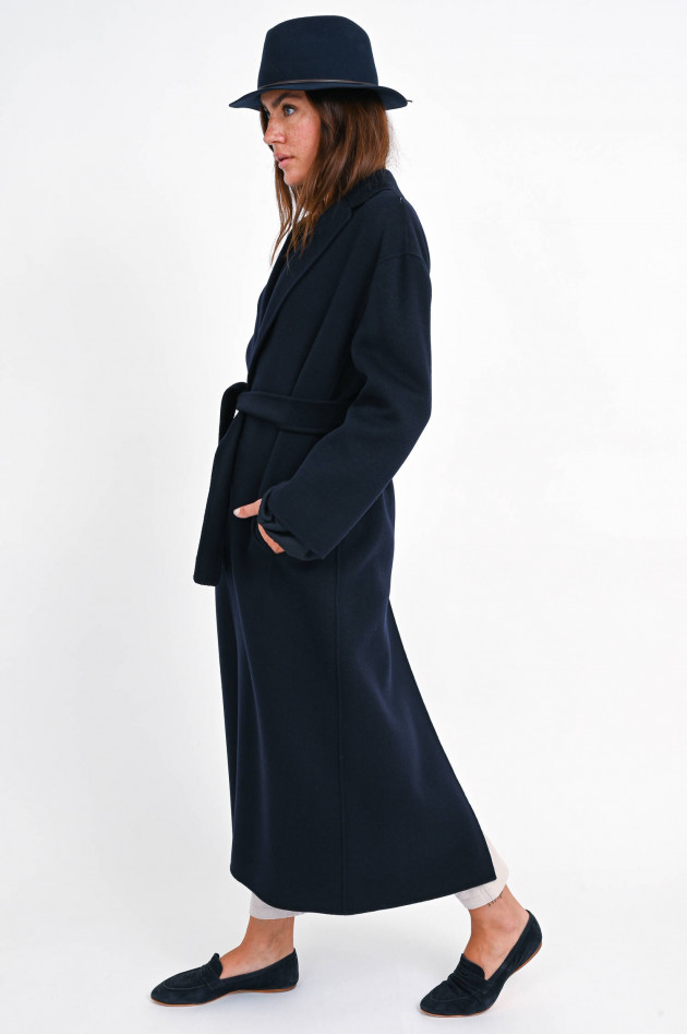 Max Mara-S Maxi-Wollmantel VIRGIL in Navy