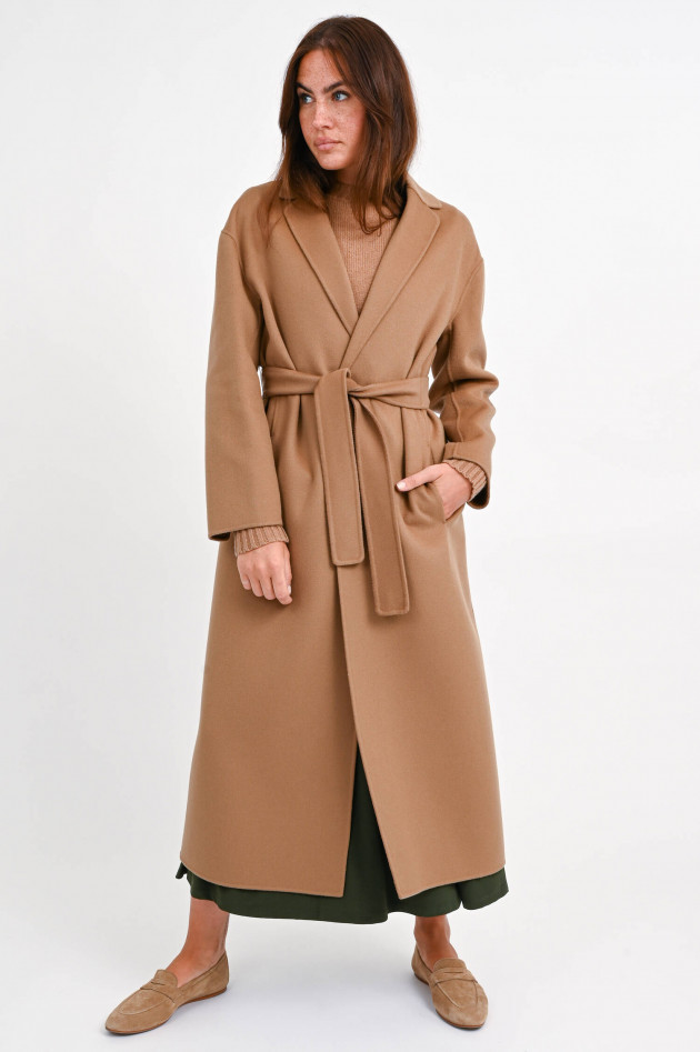 Max Mara-S Maxi-Wollmantel VIRGIL in Camel