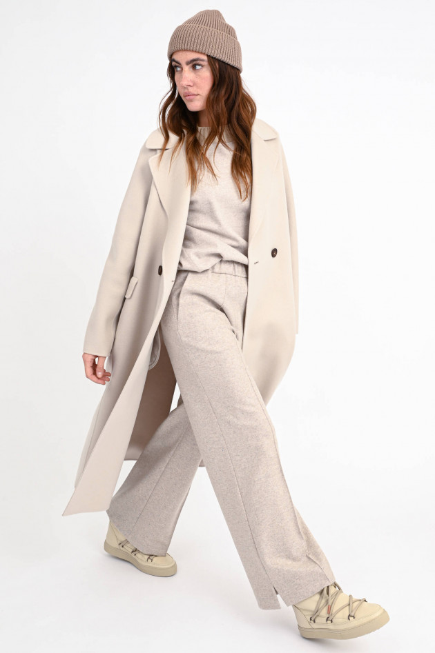 Max Mara-S Midi-Mantel ZENITH in Hellbeige