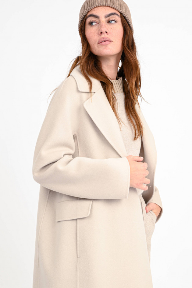 Max Mara-S Midi-Mantel ZENITH in Hellbeige