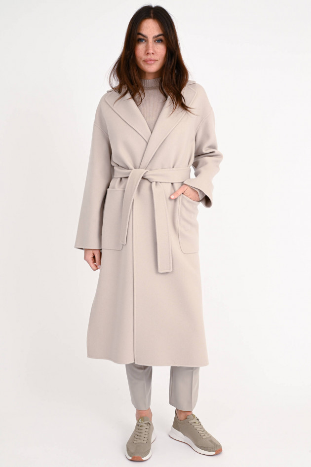 Max Mara-S Mantel NINA aus Wolle in Sand