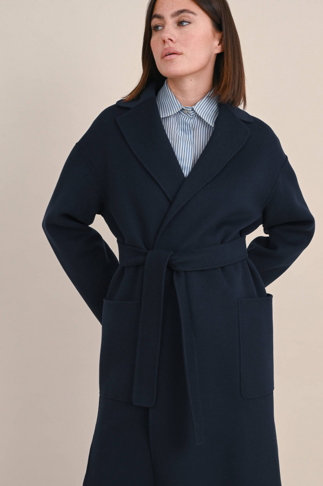 Max Mara-S Wollmantel NINA in Navy