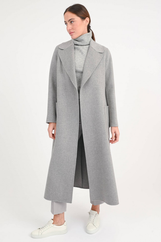 Max Mara-S Maxi-Wollmantel PAOLORE in Grau