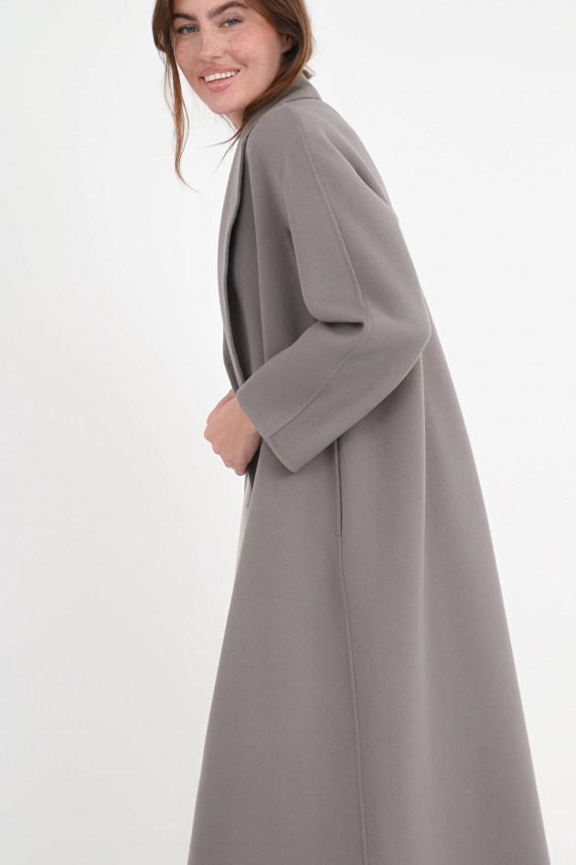 Max Mara-S Mantel ESTURIA in Mittelgrau