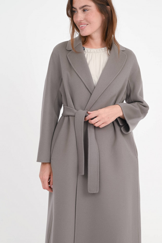 Max Mara-S Mantel ESTURIA in Mittelgrau